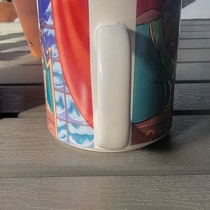 Rare Vintage Disney Store Beauty And The Beast Coffee Mug Cup Dinner With Belle